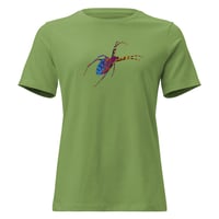 Image 14 of Women's Relaxed T-Shirt - Spider Rainbow Glow