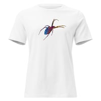Image 17 of Women's Relaxed T-Shirt - Spider Rainbow Glow