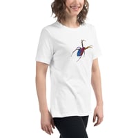 Image 1 of Women's Relaxed T-Shirt - Spider Rainbow Glow