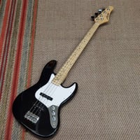 Image 2 of Austin Jazz-Style Bass - Black w/ Maple Board