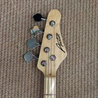 Image 3 of Austin Jazz-Style Bass - Black w/ Maple Board