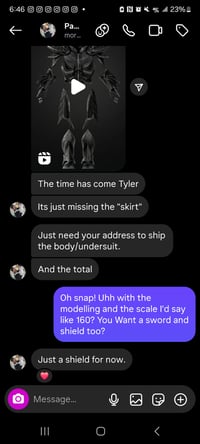 Image 3 of Daedric armor 4 paul second-st (final) payment