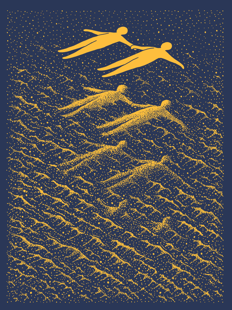 Image of "Cosmic Waves" Shirt