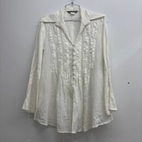 Image 1 of ramie fitted blouse