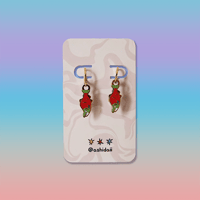 Salmon Earrings