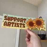 Support Artists Bumper Sticker