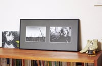 Image 1 of Black & White Diptych – Archival Prints in Black Frame
