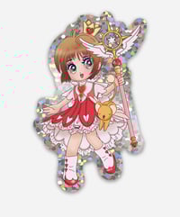 Card Captor Glitter Sticker