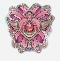 Sailor Heart Glitter Sticker