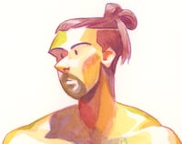 Image 1 of Purple/Yellow: Figure Drawing for Aug 13