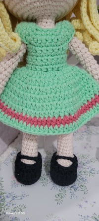 Image 5 of Handmade Crochet Doll – Adorable Amigurumi with Shoes & Dress