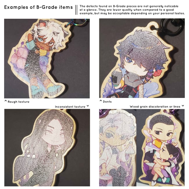 Exocolonist Solanaceae Double-Sided 2.5" Wooden Charm