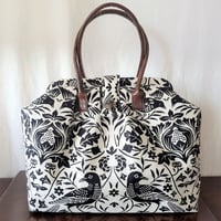 READY-MADE HANDMADE HANDBAG: Mary Poppins Carpet Bag Inspired with Tapestry Fabric - VARIOUS DESIGNS