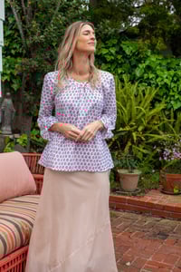 Image 2 of Lined Bias Skirt Sand