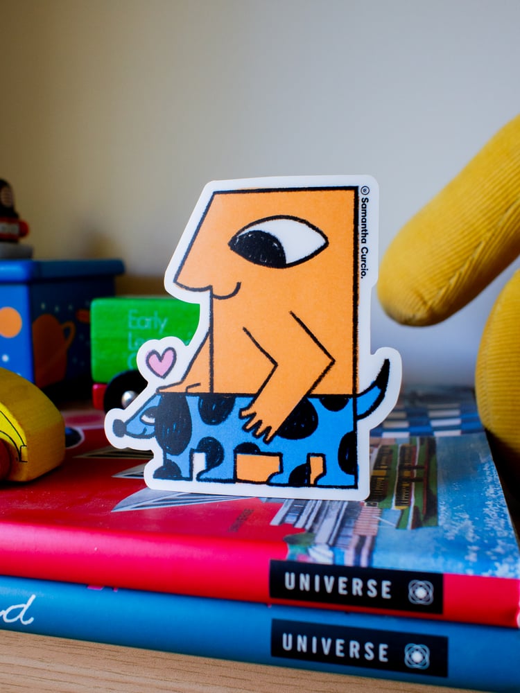 Image of Floof and Friend - vinyl sticker