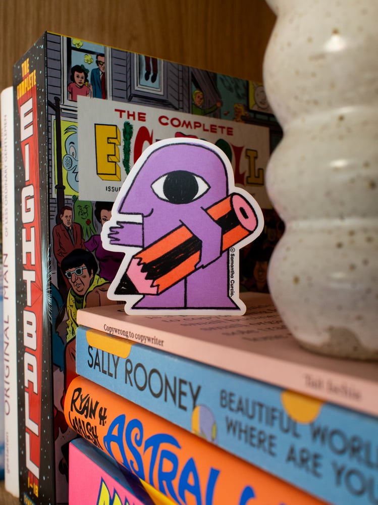 Image of Pencil in Hand - vinyl sticker