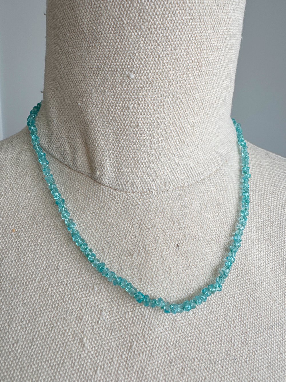 Image of Knotted Apatite Necklace