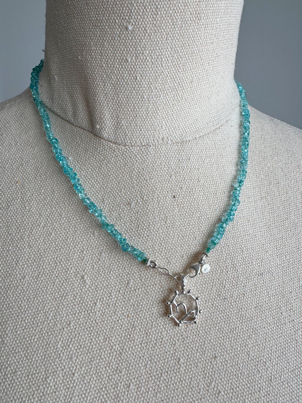 Image of Knotted Apatite Necklace
