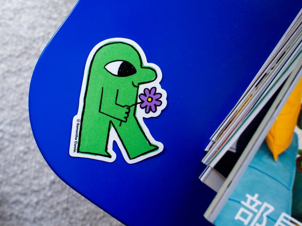 Image of Blooming Cute - vinyl sticker