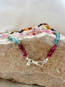 Image 1 of Tourmaline with Sterling Silver Swivel Clasp