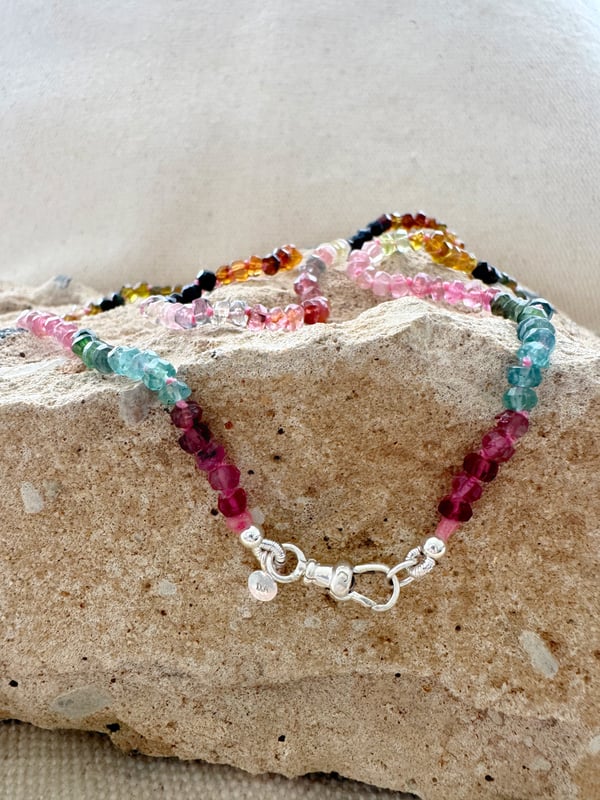 Image of Tourmaline with Sterling Silver Swivel Clasp