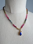 Image 4 of Tourmaline with Gold Swivel Clasp Necklace