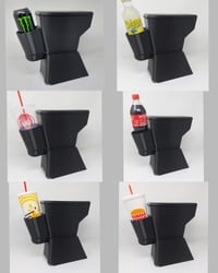 Image 6 of 1988-1991 EF Civic Arm Rest with CUP HOLDER Accessory - EF Hatchback Sedan and EE Wagon