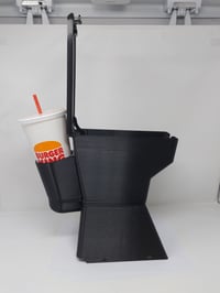 Image 7 of 1988-1991 EF Civic Arm Rest with CUP HOLDER Accessory - EF Hatchback Sedan and EE Wagon