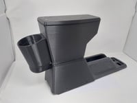 Image 9 of 1988-1991 EF Civic Arm Rest with CUP HOLDER Accessory - EF Hatchback Sedan and EE Wagon