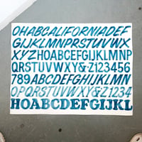 Image 1 of Practice Sheet in Blue