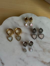 Image 4 of Delphine Teardrop Necklace (Choose Your Color)