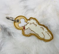 Image 1 of Lucky Rabbit’s Foot Patch Keychain