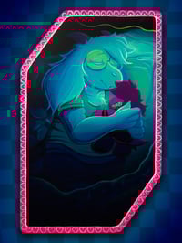 Image 1 of "Selfish Desire"  - Original Acrylic Wood Cutout Painting - 11.25" x 18.25"