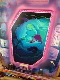 Image 3 of "Selfish Desire"  - Original Acrylic Wood Cutout Painting - 11.25" x 18.25"