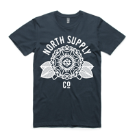 In Bloom Tee (Navy)