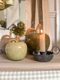 Image 2 of Antique Ceramic Apples ( 3 options )