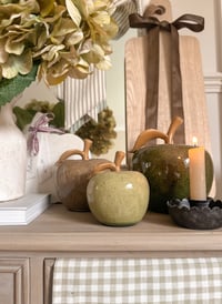 Image 3 of Antique Ceramic Apples ( 3 options )