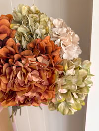 Image 2 of Antique Cream Giant Hydrangeas ( Set of 2 )