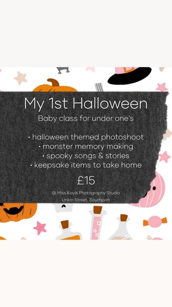 Image of My First Halloween Class - 12PM