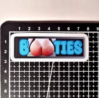 Image 2 of Booties Booty Font Matte Vinyl Sticker