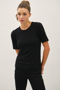 Image 1 of Ultra Soft Basic Short Sleeve Top - 3 colors