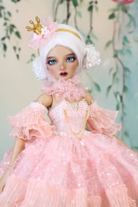 Image 2 of Handmade Dress for Minifee doll - pink princes