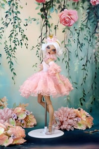 Image 3 of Handmade Dress for Minifee doll - pink princes