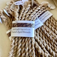 Image 4 of Tea-dyed cotton and silk thread