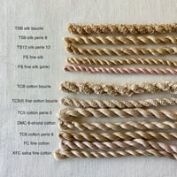 Image 3 of Tea-dyed cotton and silk thread