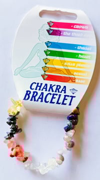 Image 1 of 🌈 Chakra Chip Bracelet & Keyring