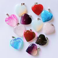 💖 Heart Crystal Pendant Collection