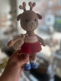 Image 3 of 🦒🎀Gigi Gala Crochet Giraffe