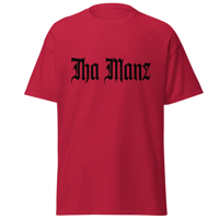 T-Shirt "Tha Manz" Rouge cardinal