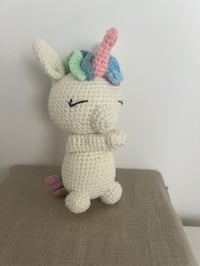 Image 1 of Handmade Crochet Unicorn